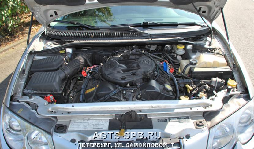 Тороидальный газовый баллон на автомобиле Chrysler 300m 2