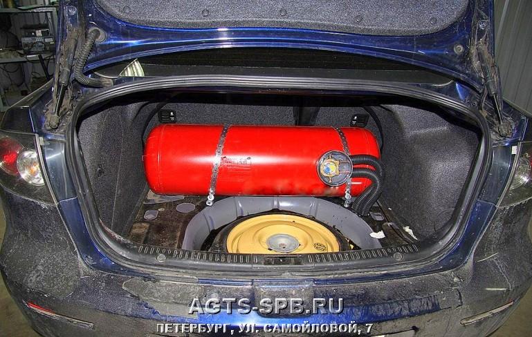 Установка газа на Mazda 3 Sedan (Touring) 1.6 AT 2008